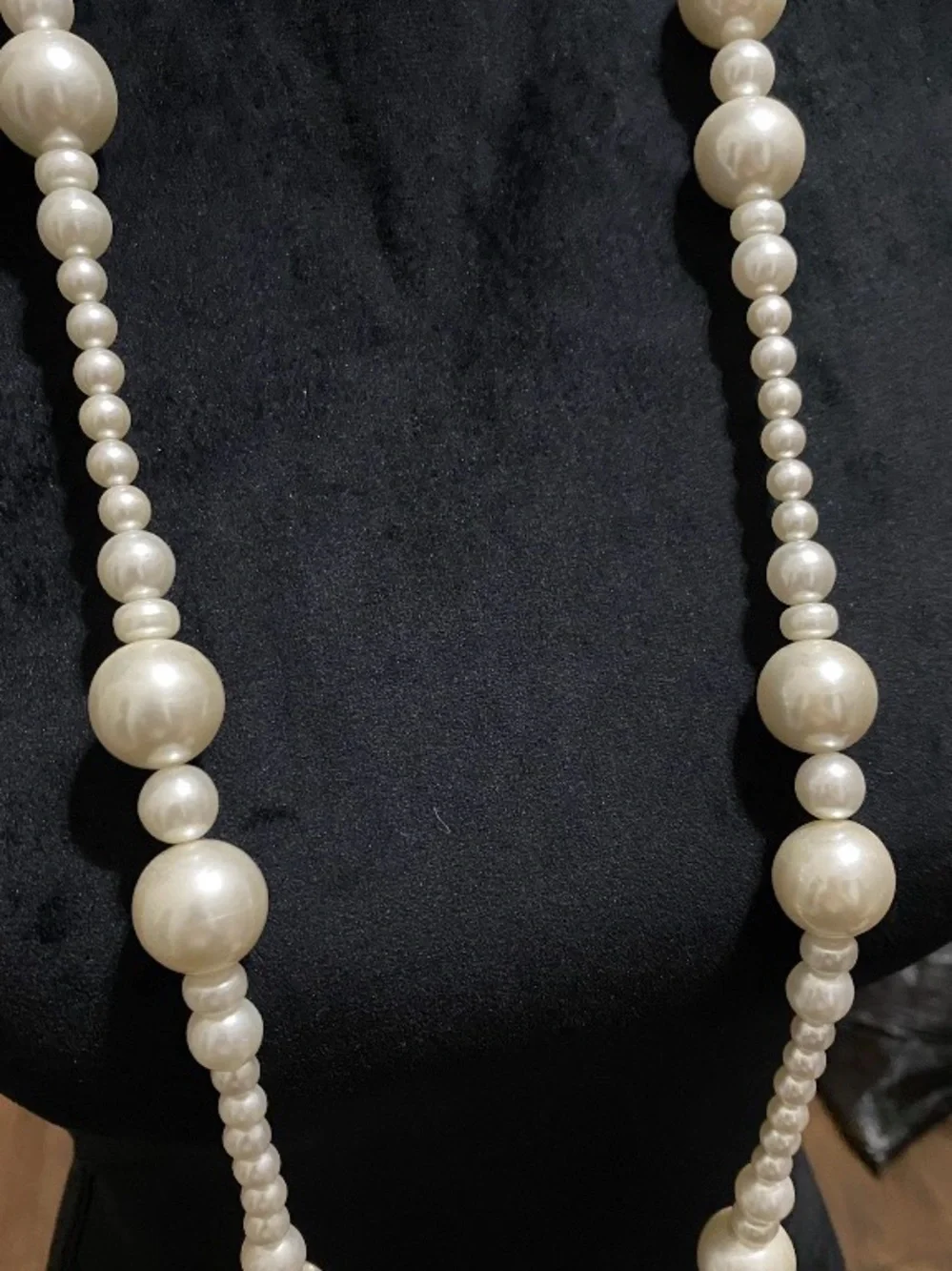 Opera Vintage Faux Pearl Necklace